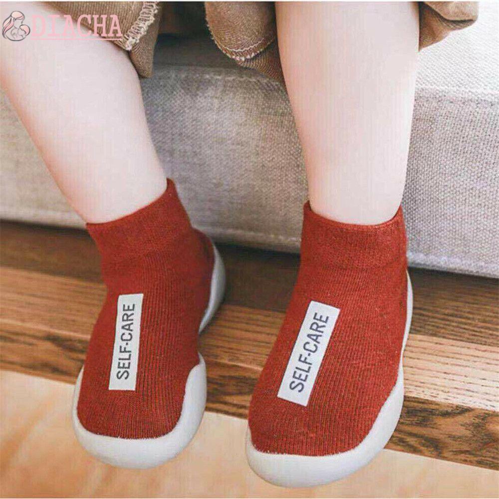 Vớ cotton pha trộn mềm mại chống trượt giữ ấm thời trang mùa đông cho bé 6-30 tháng tuổi