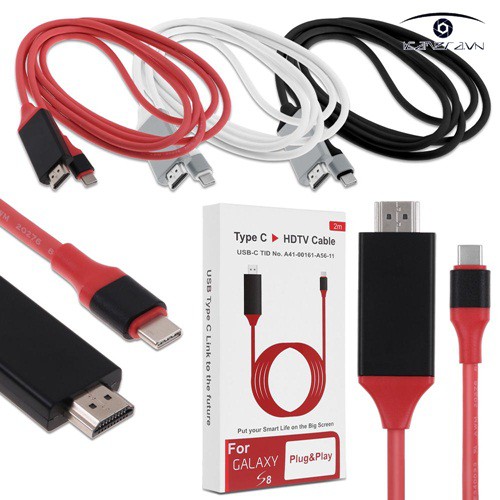 Cáp chuyển đổi HDMI sang TV 2M cho Galaxy S8 TypeC