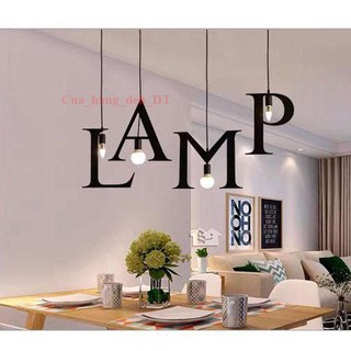 Đèn Thả Trần Hình Chữ Cái💥Đèn Thả💥FREESHIP💥[Den Tha]