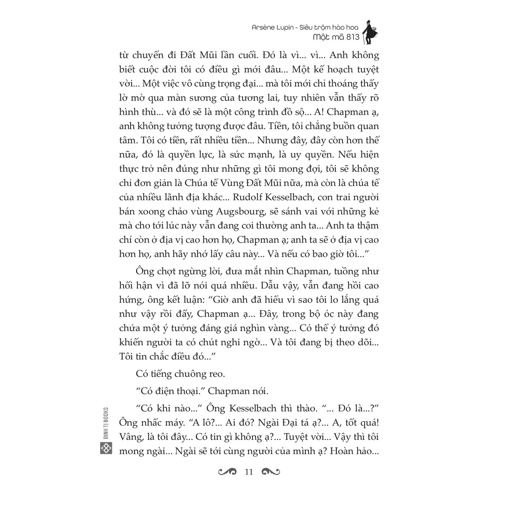 Sách Arsène Lupin - Siêu Trộm Hào Hoa - Mật Mã 813