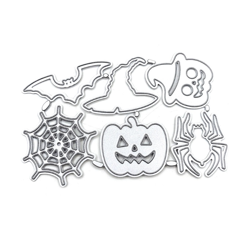 Khuôn Cắt Giấy Làm Từ Kim Loại Hình Chủ Đề halloween Trang Trí Scrapbook