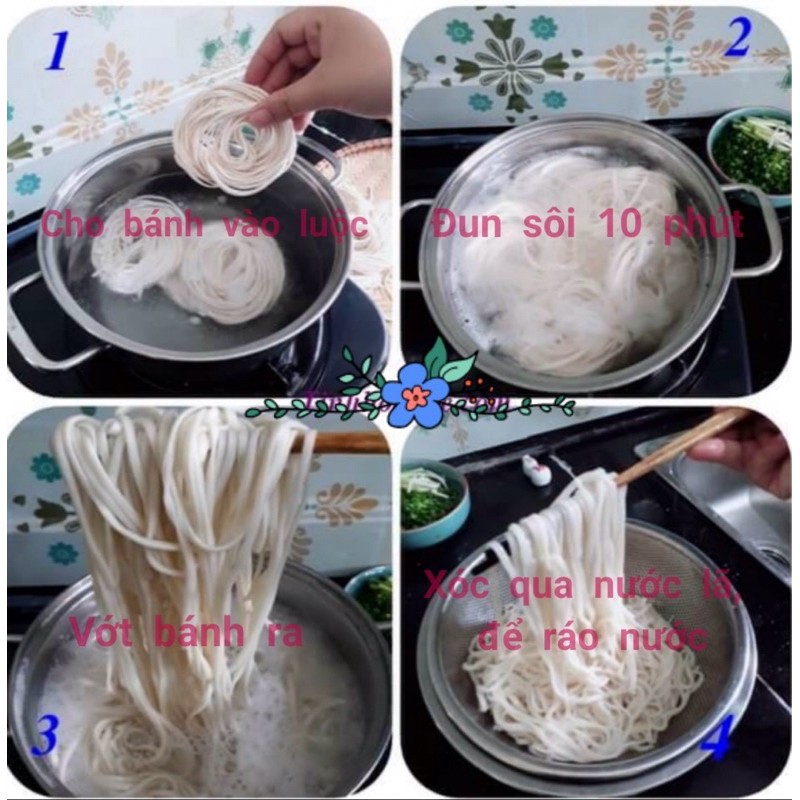 BÁNH CANH KHÔ HUẾ / MÌ VẮT ĐẶC BIỆT PHƯỚC HẠNH 1Kg