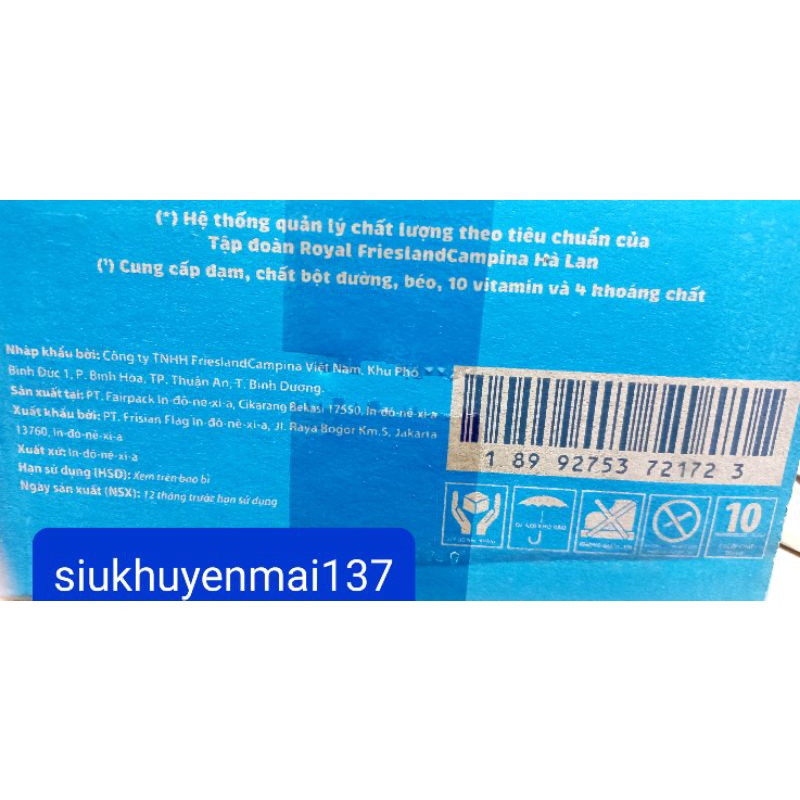 thùng 100 gói X 25 GR Sữa bột dinh dưỡng ngũ cốc cô gái hà lan.indonesia date:6.2022