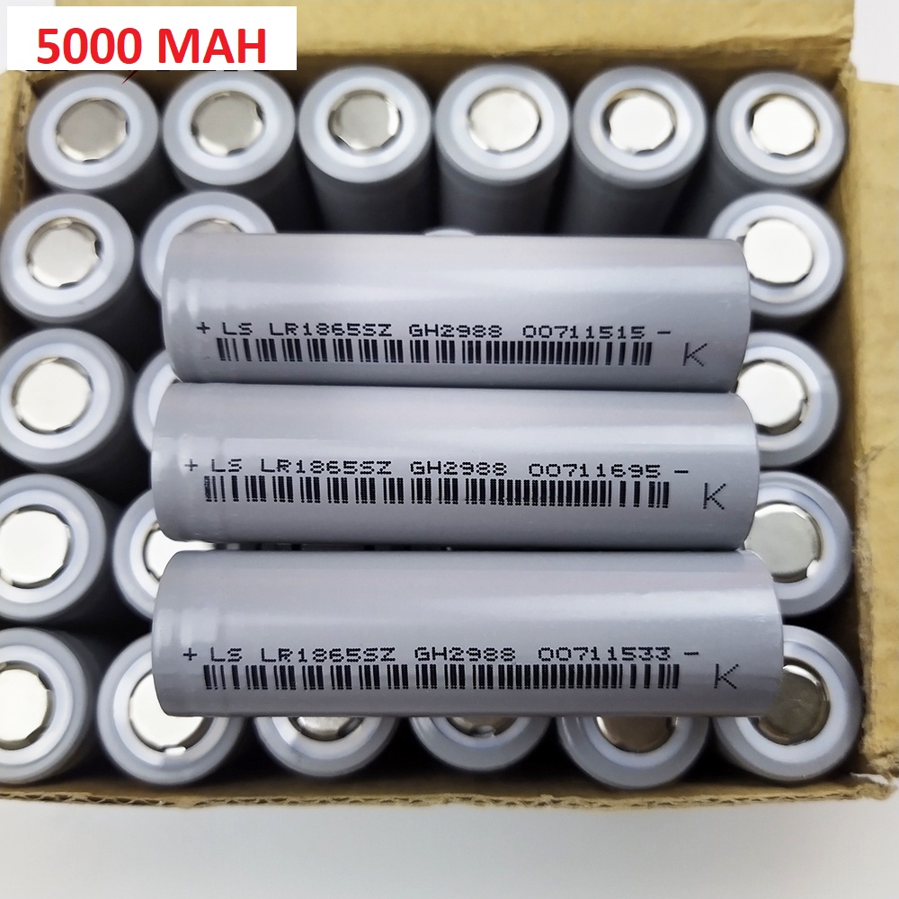 Pin 18650,Pin sạc 3.7v 5000mAh, xả 20 A, SIÊU BỀN dùng cho quạt MINI đèn pin tông đơ cắt tóc, chế tạo pin dự phòng