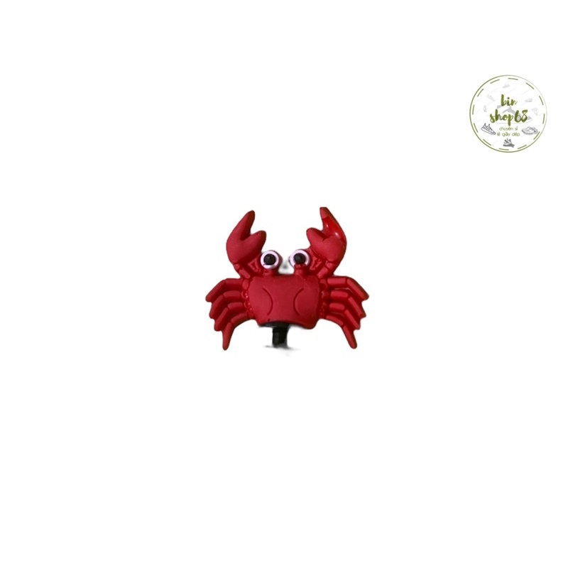 (HOT)Sticker 3D Jbit, Nút gắn dép hình 3D ngộ nghĩnh cho dép cross