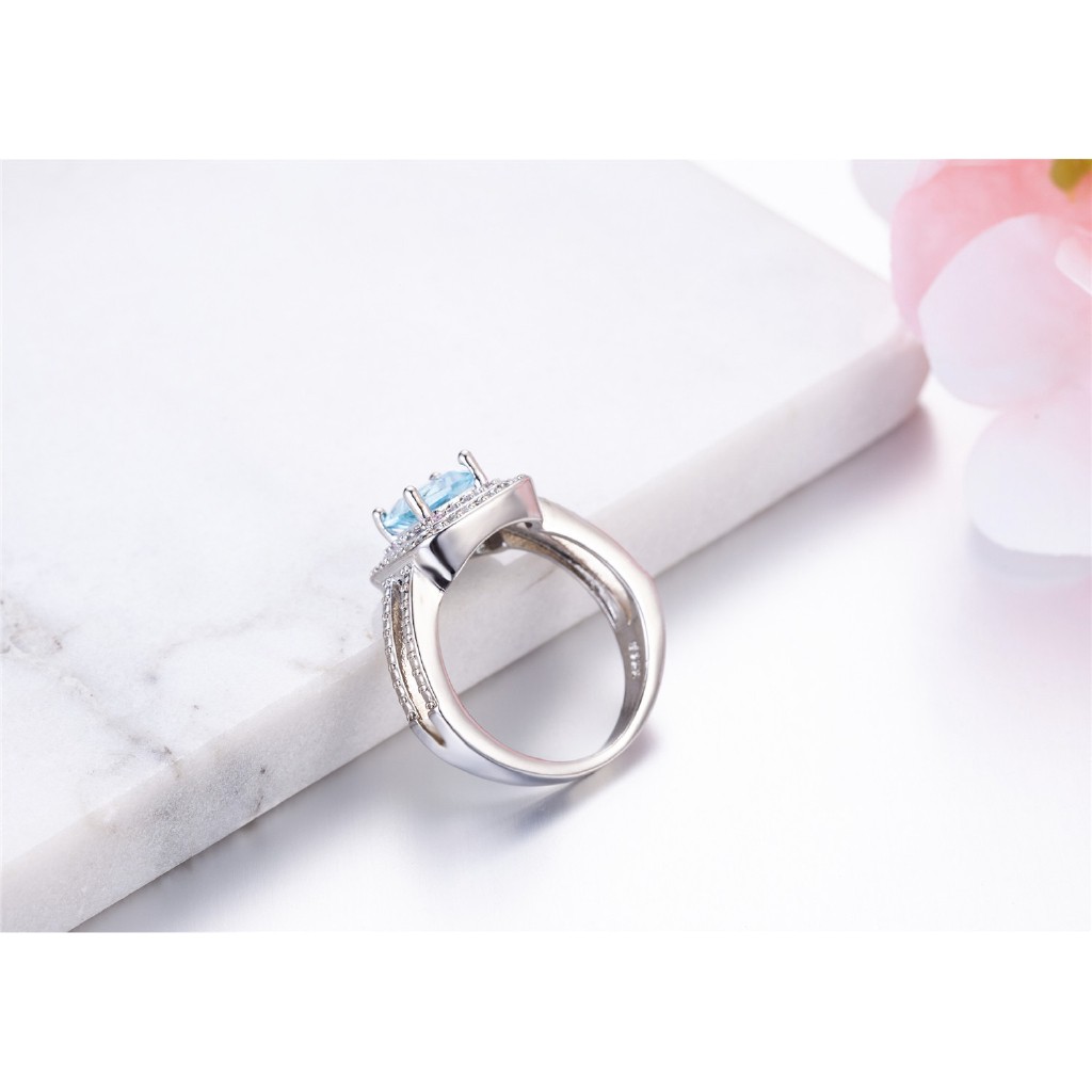 Nhẫn Đeo Tay Kim Loại Đính Đá Lấp Lánh Thời Trang Nữ