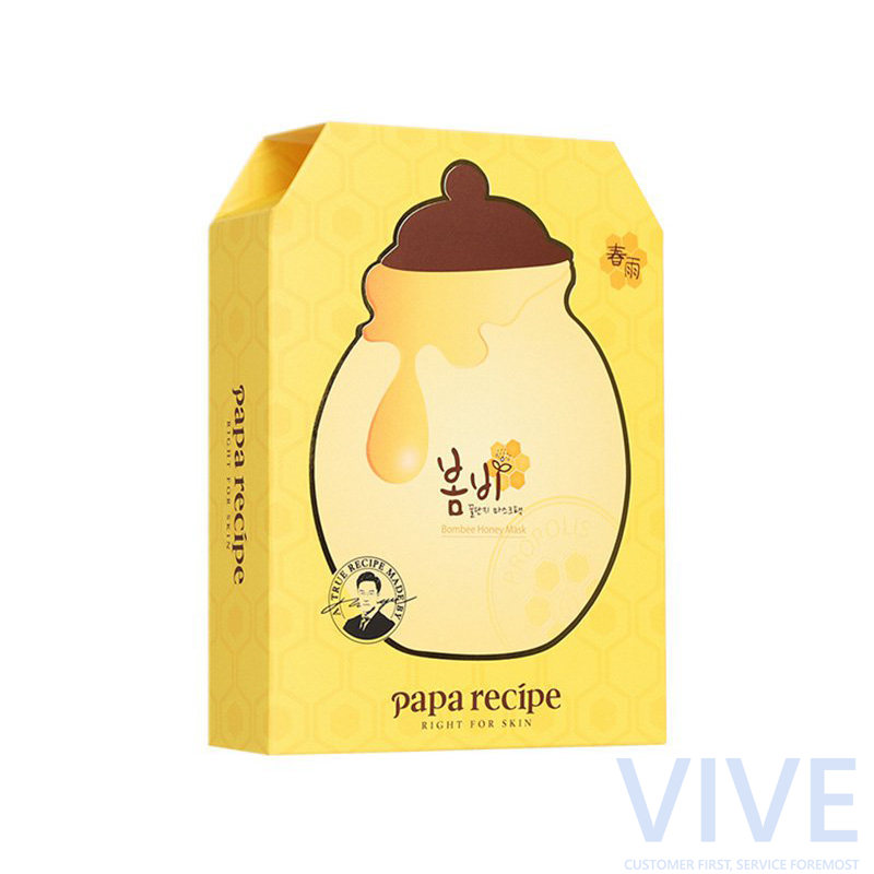 Mặt nạ
 Papa Recipe Bombee Honey Mask (10 Sheets)/purple/yellow/black/whitening/green/red