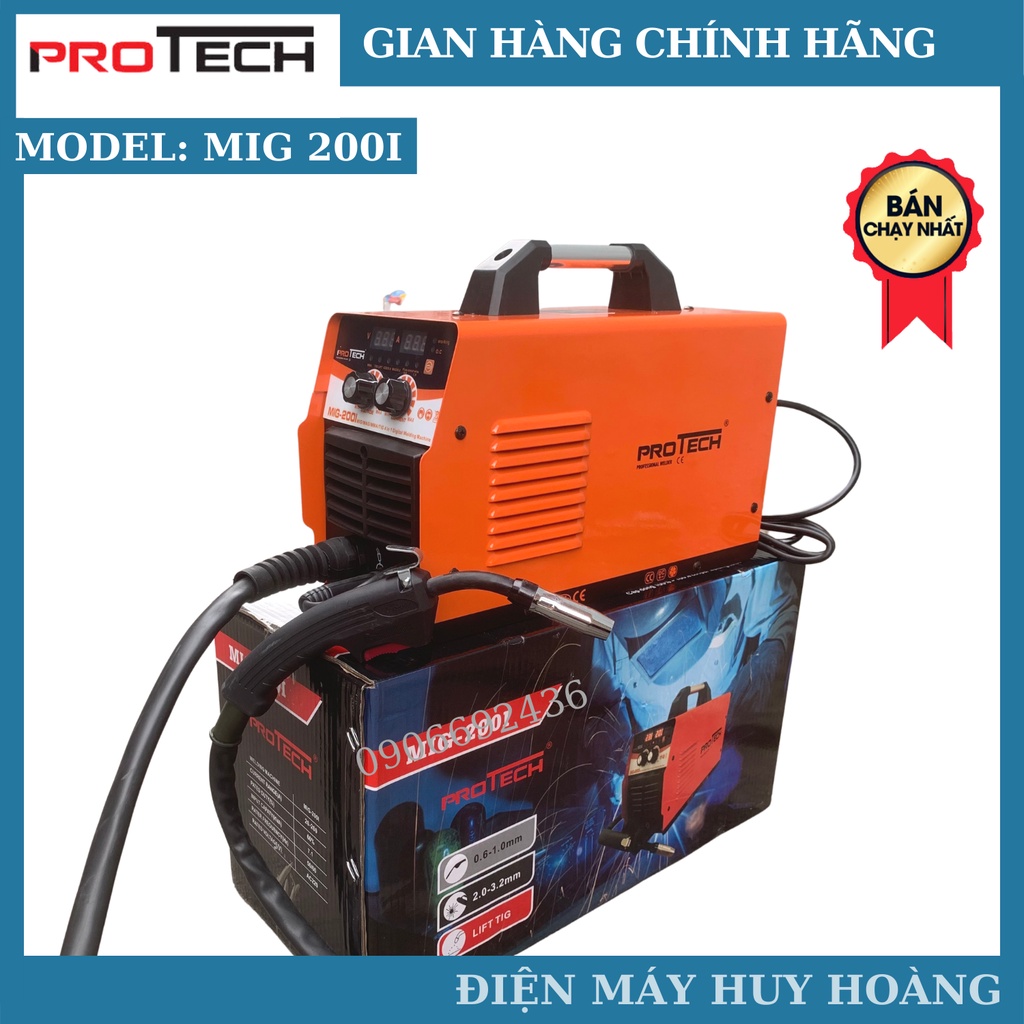 [HOT] Máy hàn MIG 200I Protech 4 chức năng hàn + Bộ quà tặng 450k