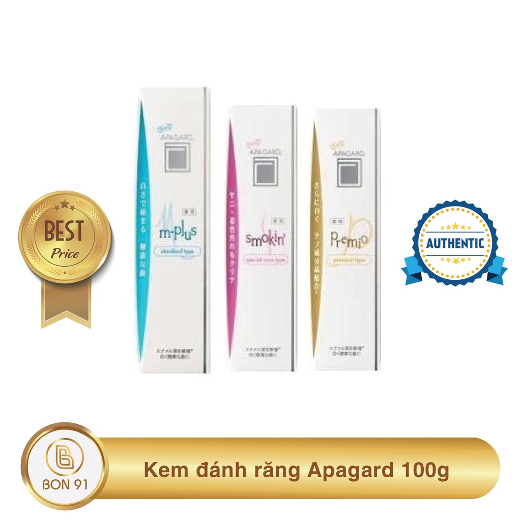 Kem đánh răng Apagard 100g Nhật