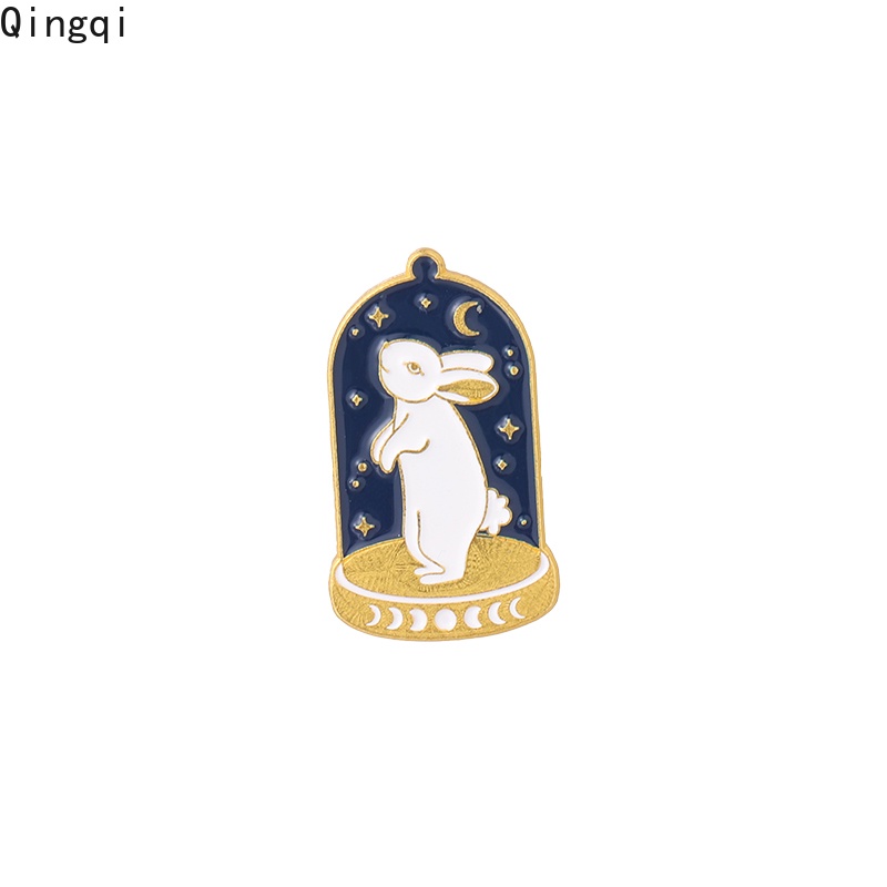 Trâm cài áo Miss Zoe hình xương thỏ mặt trăng dành cho cả nam và nữ