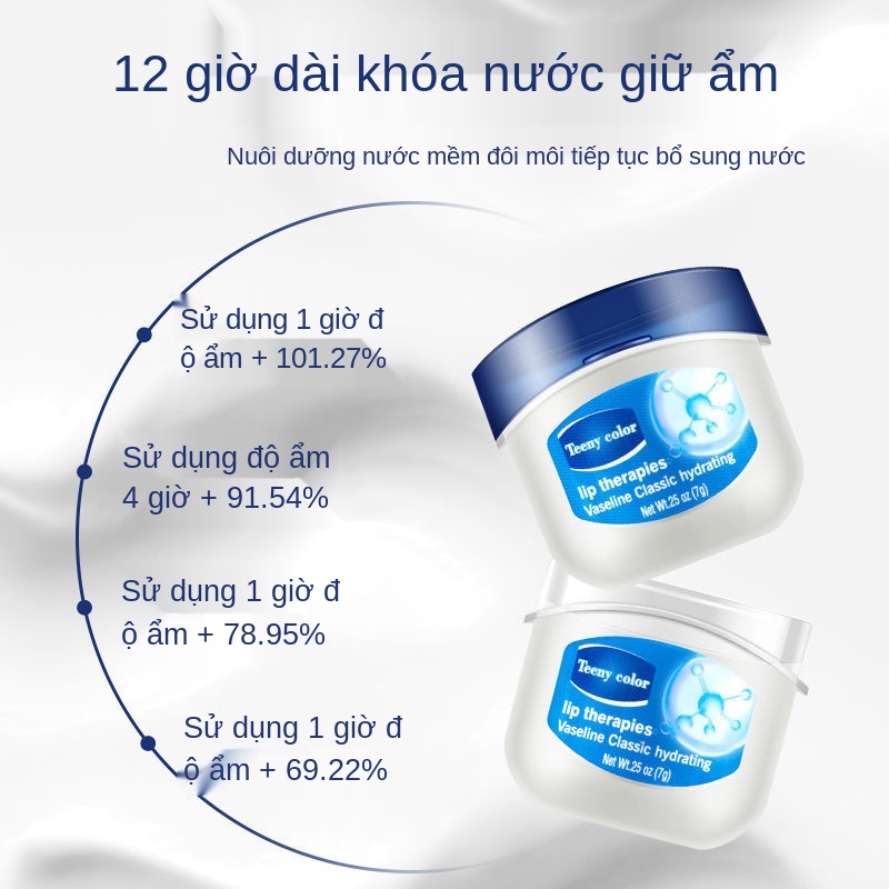 Son Dưỡng Môi Vaseline Cấp Ẩm Chống Nứt Nẻ Cho Học Sinh 7g Tiện Dụng