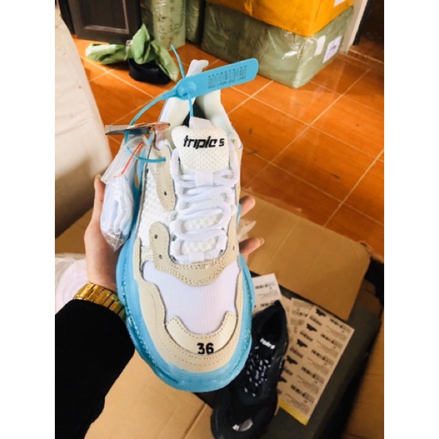 Giầy balen xanh trắng hàng 11