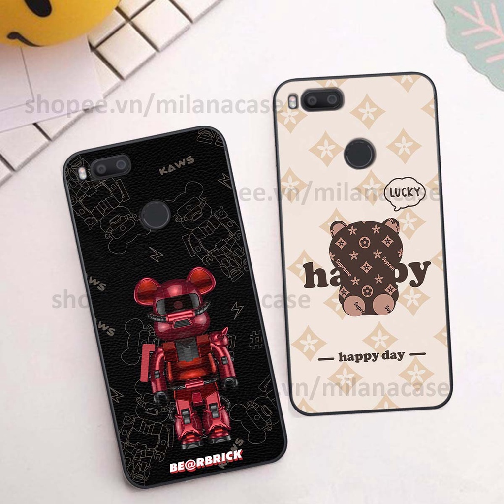 Ốp Xiaomi Mi A1 gấu be@rBrick gấu Teddy Kaws siêu đẹp, phong cách, cá tính