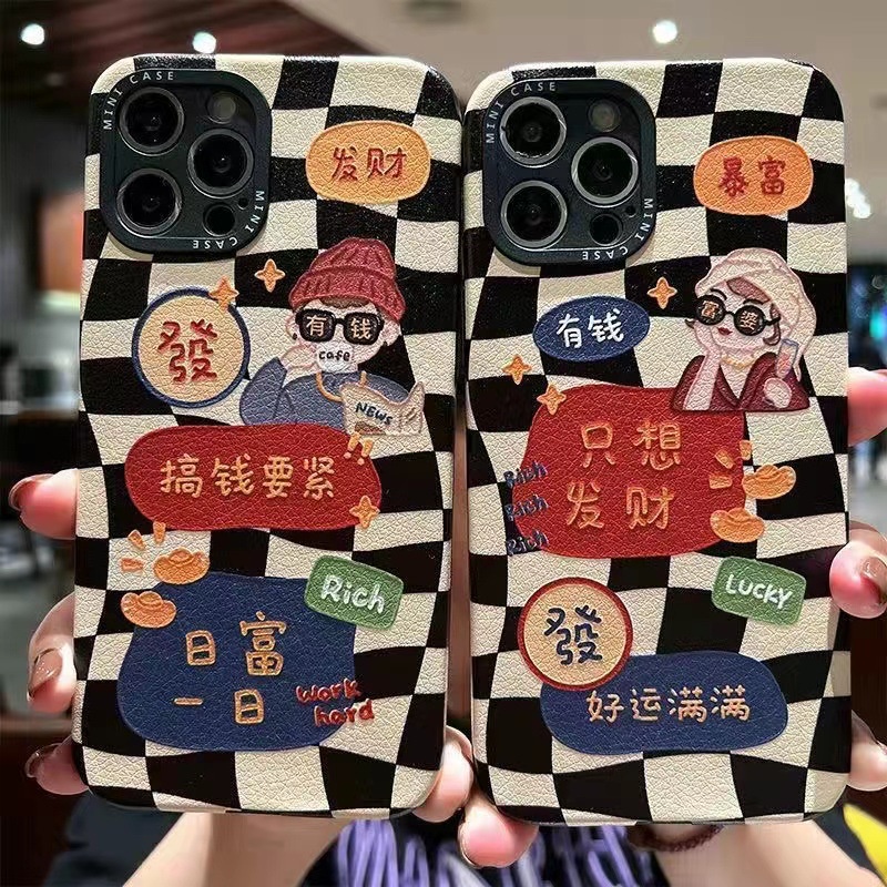 Ốp Điện Thoại Mềm In Chữ Money Rich Wife Cho iPhone13 / 14 Pro max 11 / 12pro X / XR XSMAX 8p