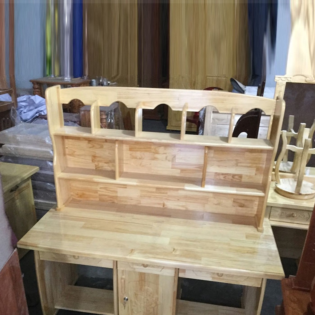 BÀN HỌC SINH GỖ THÔNG ĐÔI ,kệ  HỌC SINH