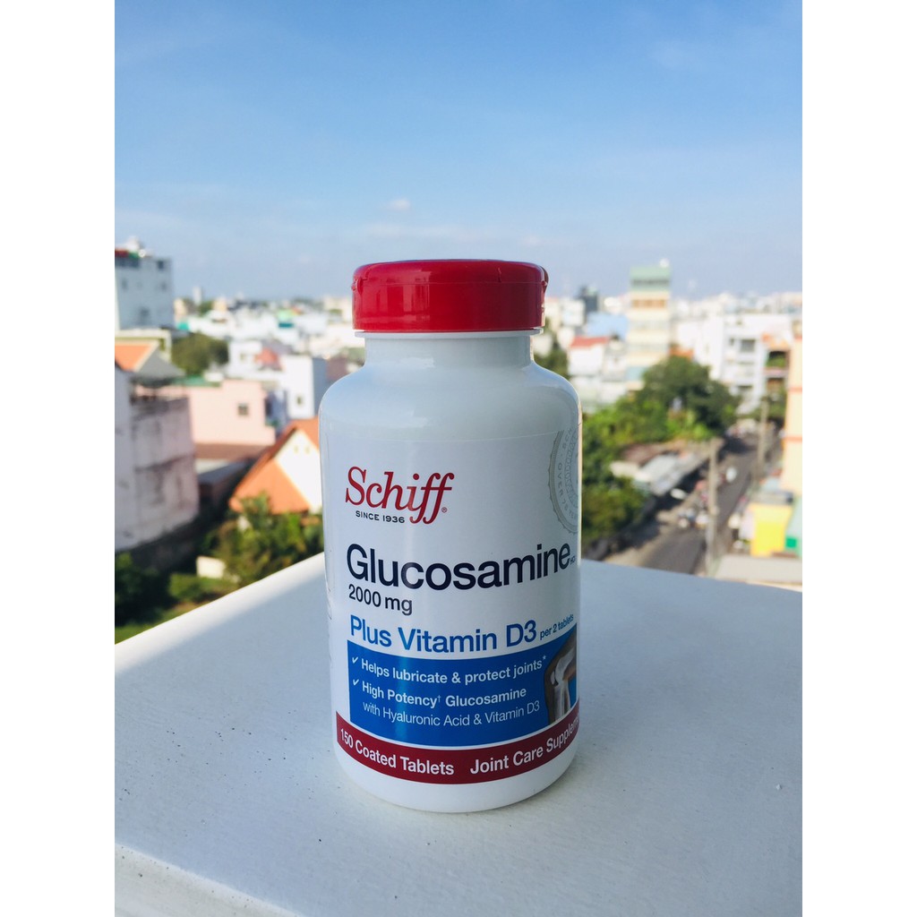 Viên uống bổ xương khớp Schiff Glucosamine 2000mg Plus Vitamin D3