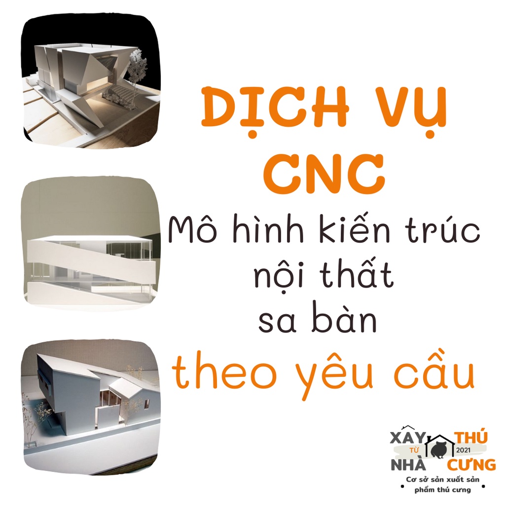 Dịch vụ cắt CNC mô hình fomex kiến trúc, nội thất, sa bàn theo yêu cầu