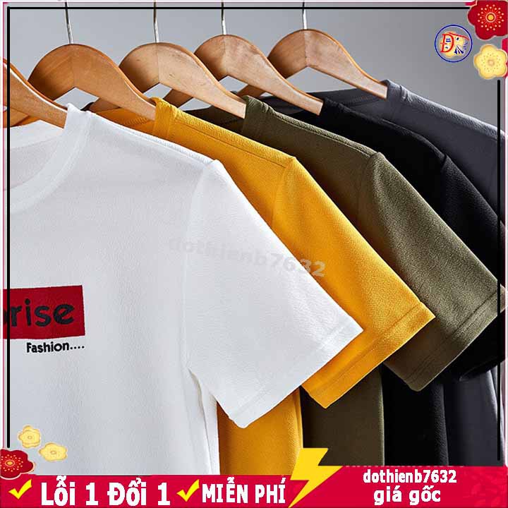 Bộ thể thao nam cổ tròn in SURPRISE ⚡️ SALE BÁN SỈ⚡️ Đồ Mặc Nhà Tay ngắn Quần sọt vải thun lưới mè mát nhẹ nhiều kiểu