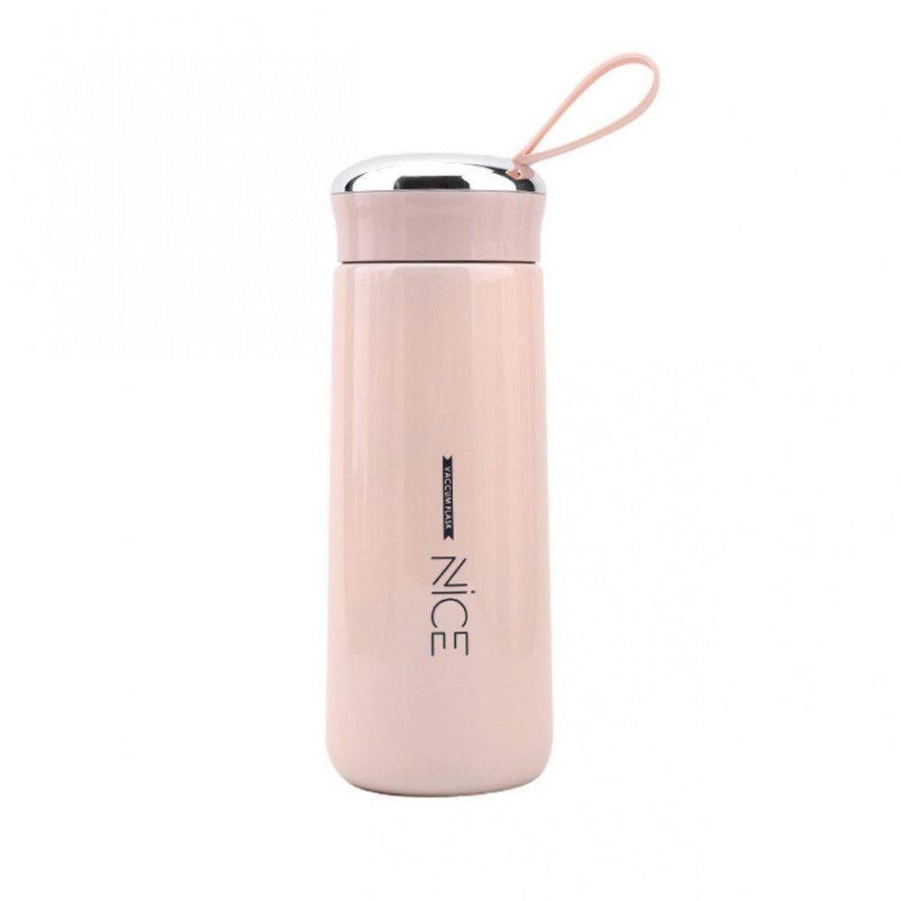PISTA Bình Nước Thủy Tinh 400ml Chống Tràn / Rơi Vỡ Tiện Dụng