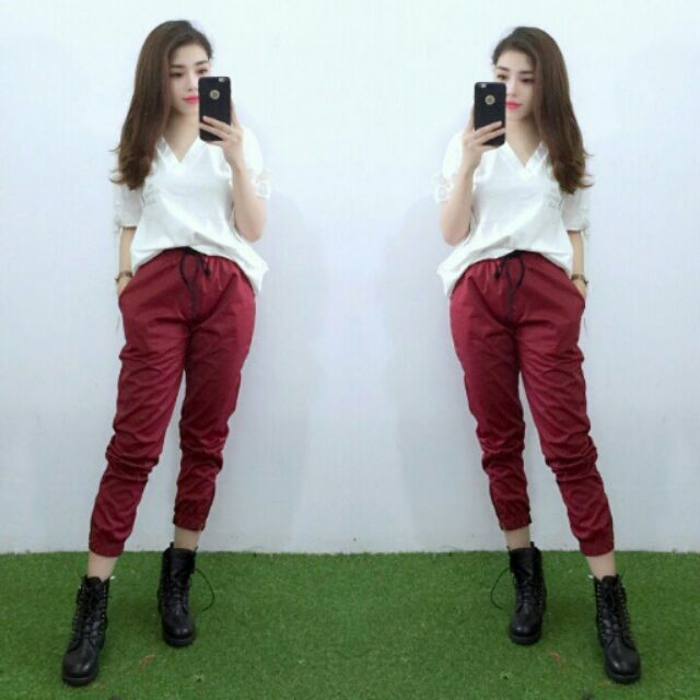 Jogger kaki nữ DT110 JW001