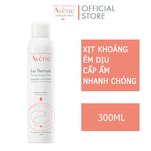 Nước khoáng làm dịu, chống kích ứng da Avene Thermal Spring Water 300ml [Nhập Khẩu Chính Hãng]