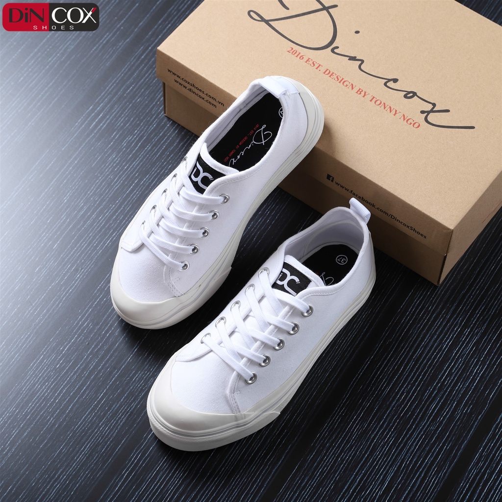 Giày Sneaker Vải Nữ DINCOX D31 Năng Động Nữ Tính White thumbnail