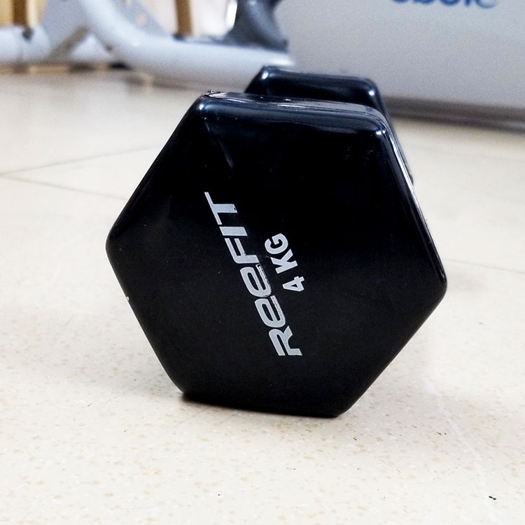 Tạ tay cao cấp 4kg - Tạ bọc cao su loại 4kg 1 chiếc | dụng cụ tập thể hình giá rẻ