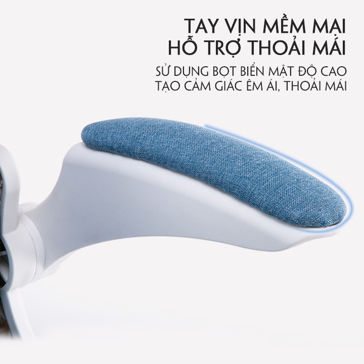 Ghế giám đốc bọc da Pu cao cấp_ Ghế xoay văn phòng nâng hạ tay vịn gấp lên_ Đệm cao su non_ Xoay 360 độ