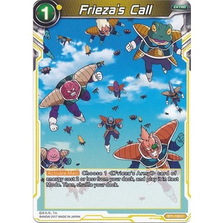 Thẻ bài Dragonball - TCG - Frieza's Call / BT1-109'