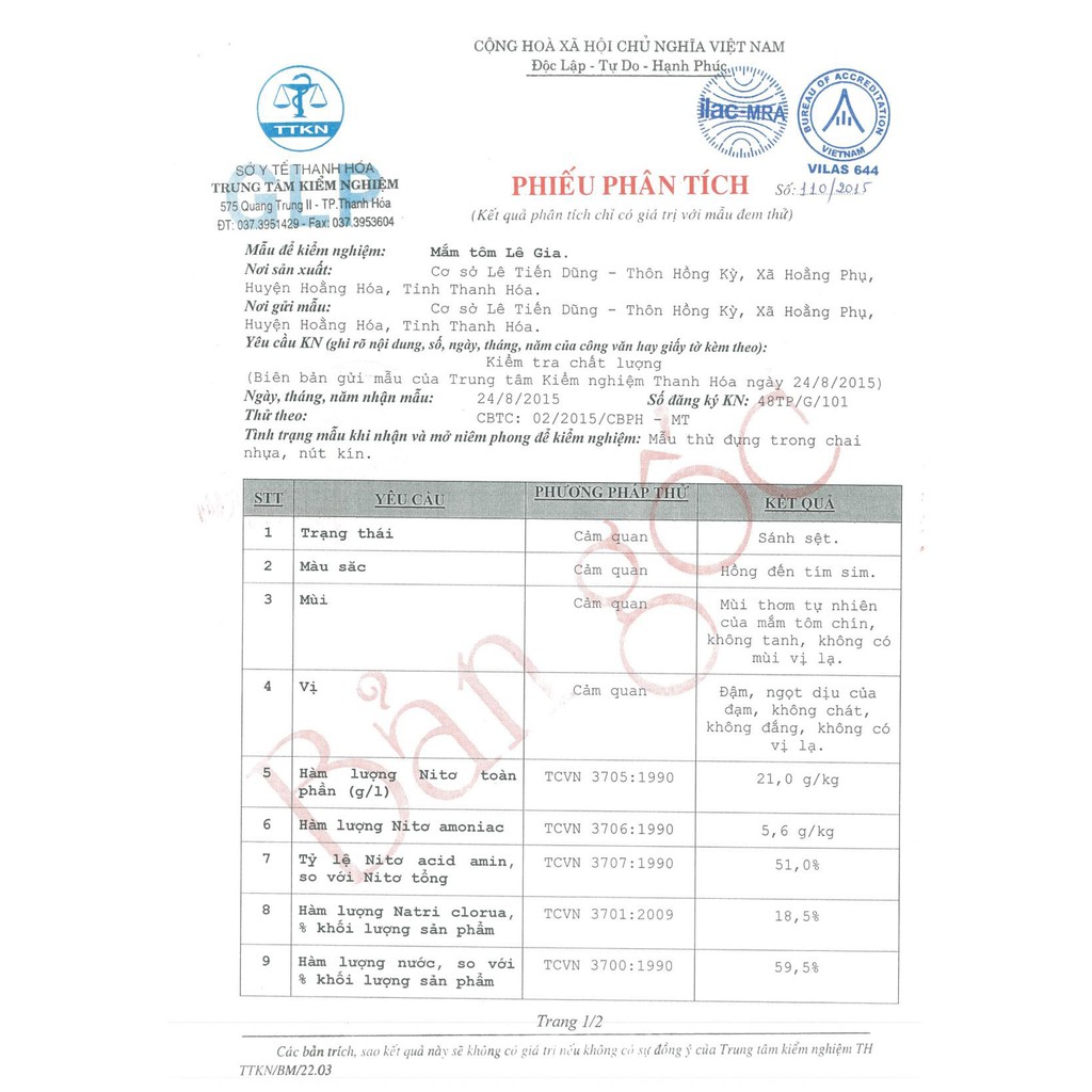 [Mã SKAMLTS7 giảm 10% đơn 150K] Mắm tôm Lê Gia hũ thủy tinh 280g | BigBuy360 - bigbuy360.vn