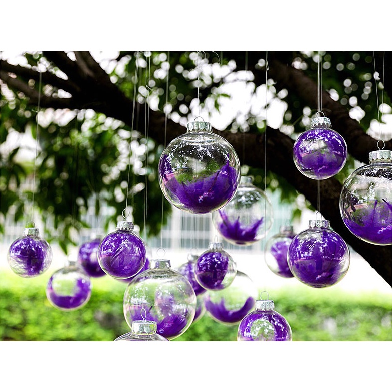 Set 100 Lông Vũ Nhiều Màu Sắc Dùng Để Trang Trí Tiệc
