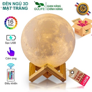 Eact đèn ngủ mặt trăng chuyển màu trang trí phòng ngủ cực chất