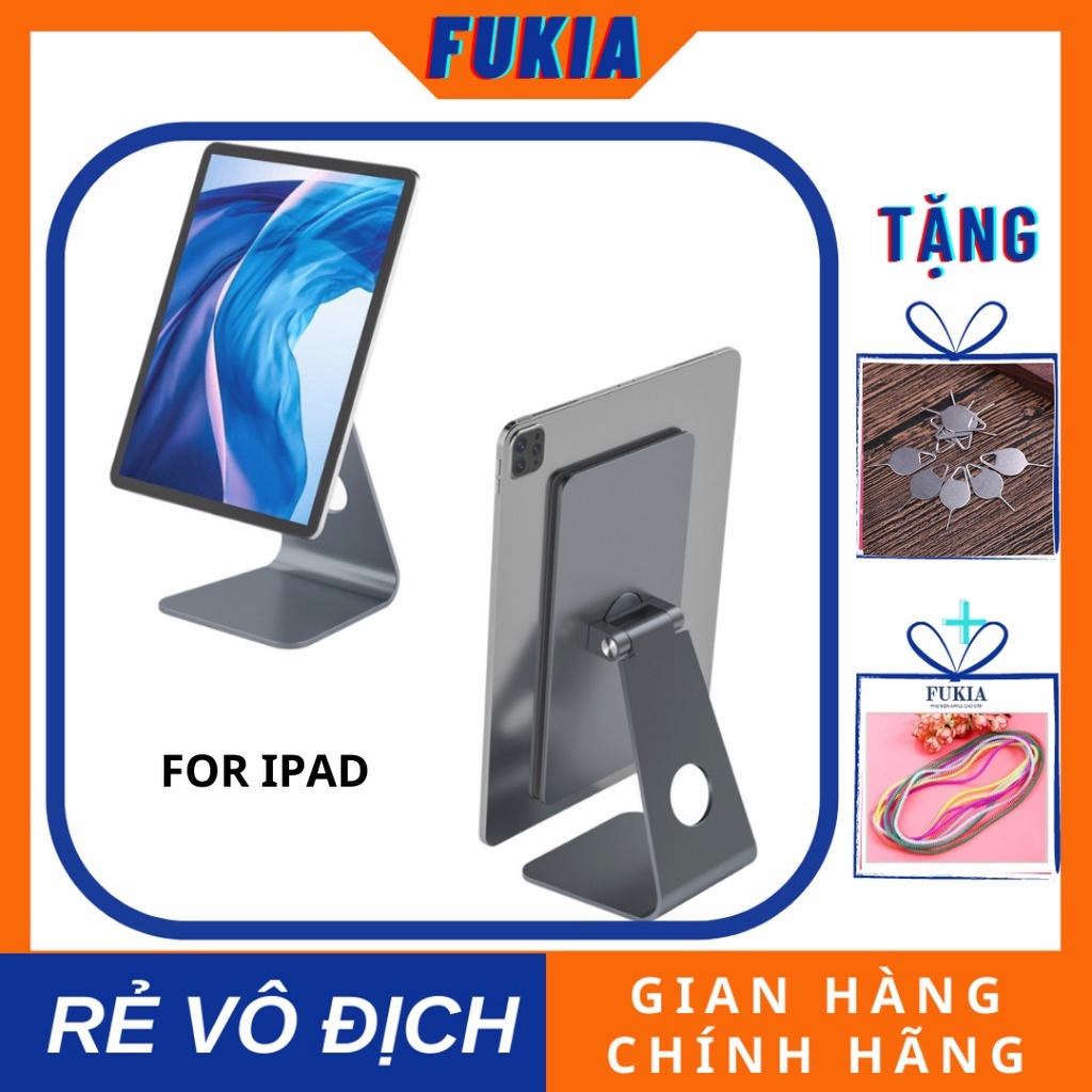 Stand/ Giá đỡ nhôm hít nam châm kê iPad Pro 11''/ 12.9'' / ipad air 4 WIWU Hubble Smart FUKIA WW019