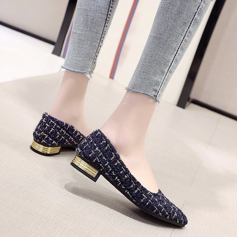 Giày Búp Bê Mũi Nhọn Xinh Xắn Dành Cho Nữ / Size 35-42