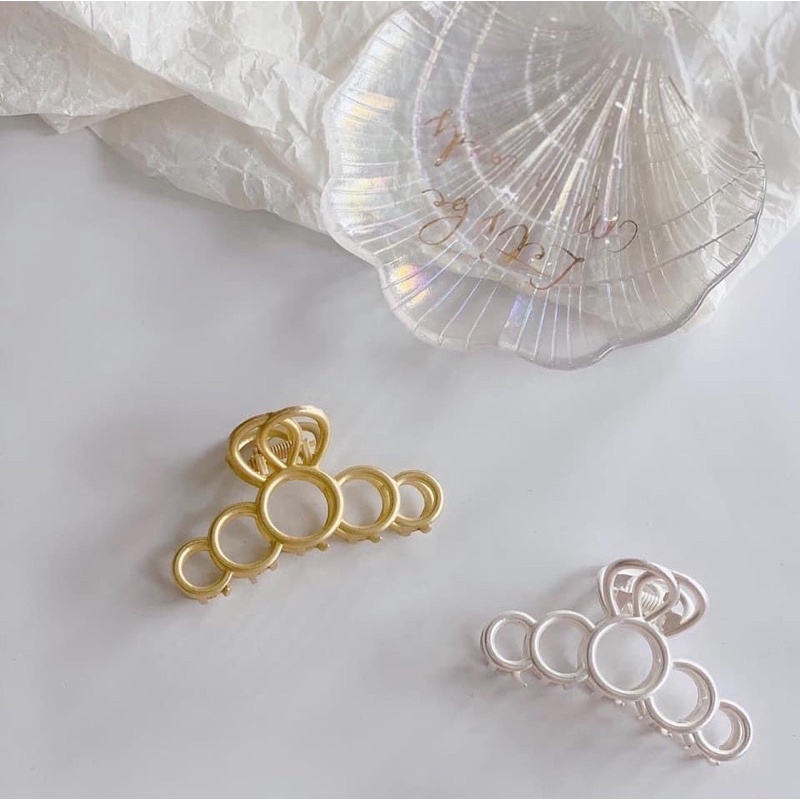 XẢ HÀNG-  Kẹp tóc gắp kim loại trơn style Hàn Quốc