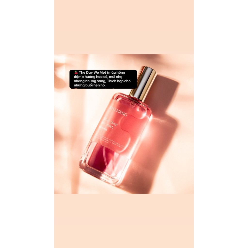 Nước hoa Body mist Shimang xịt thơm The day we met nội địa trung