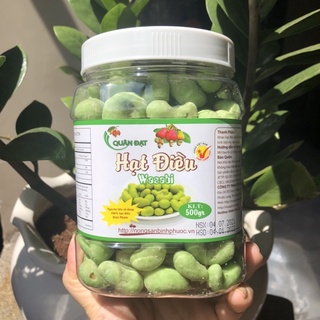 500GR - HẠT ĐIỀU WASABI CAO CẤP QUÂN ĐẠT - QUANDAT CASHEW