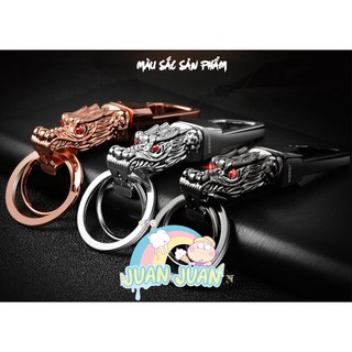 MÓC KHÓA ĐẦU RỒNG JOBON ĐẢNG CẤP PHONG CÁCH HỢP KIM KHÔNG RỈ FULLBOX