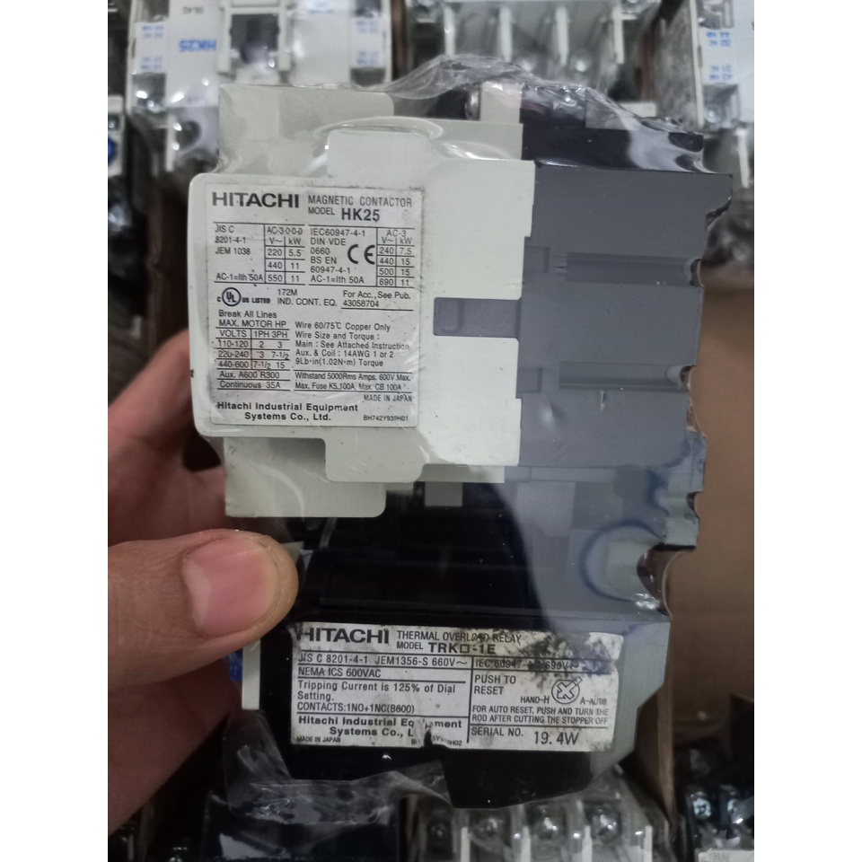 KHỞI NHẬT 25A 35A KÈM ROLE NHIỆT CONTACTOR