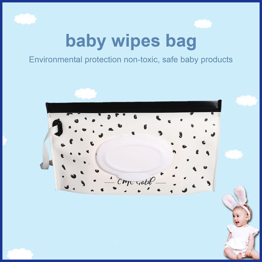 Hộp Đựng Khăn Ướt Có Thể Bơm Đầy Lại Kèm Giá Đỡ Khăn Ướt Tiện Dụng Cho Gia Đình