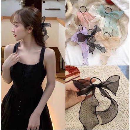 Dây Cột Tóc Hình Nơ Xinh Xắn Nhiều Màu Sắc Dành Cho Phái Nữ