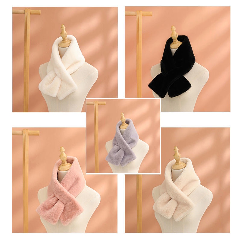 Khăn choàng mùa đông Hàn Quốc dễ thương cho nữ