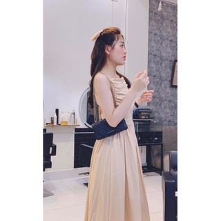 váy maxi hở lưng
