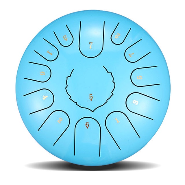 Trống Không Linh Anca Chính Hãng Tank Drum 13 nốt -(Steel Tongue Drum-Chính Hãng-Đầy Đủ Phụ Kiện )