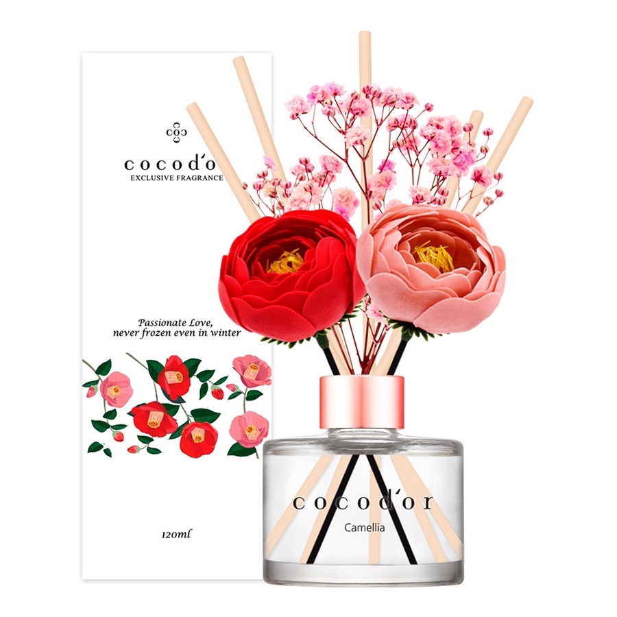 Tinh Dầu Tán Hương Phiên Bản Hoa Trà Cocodor Camellia Diffuser 200ml