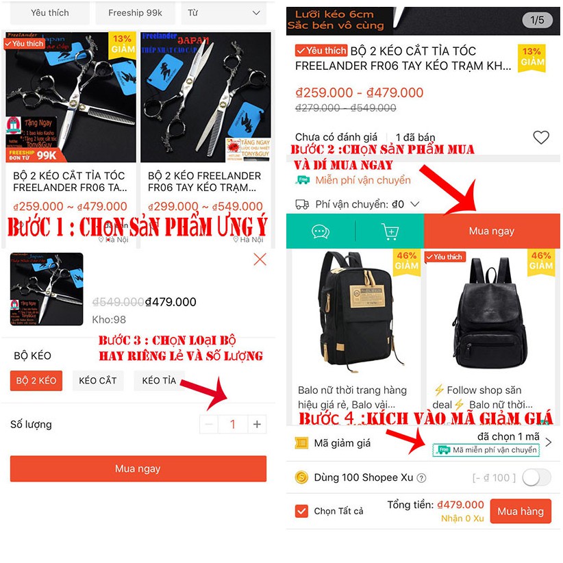 BỘ 2 KÉO CẮT TỈA KASHO KS01