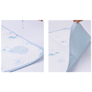 Tấm lót chống thấm 4 lớp cao cấp - Miếng lót xốp dày dặn thay bỉm cho bé 30x30cm