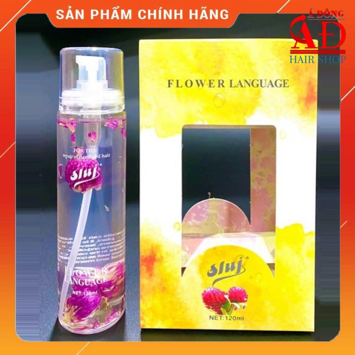 [Chính hãng] Tinh dầu dưỡng tóc Sasaba hoa Ngôn Sluj (Mẫu mơi) cho tóc khô hư tổn cực thơm 120ml