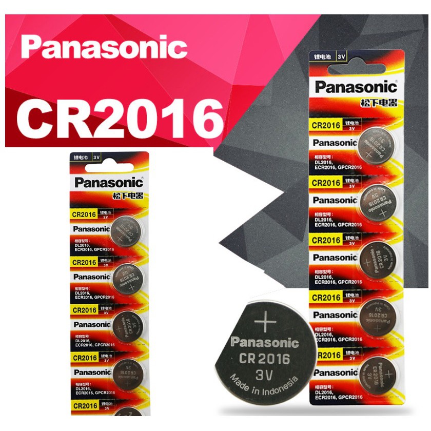 Pin Panasonic CR2032 / CR2025 / CR2016 / CR1632 / CR1620 / CR1220 3V Lithium , Pin cúc Panasonic 3V Lithium