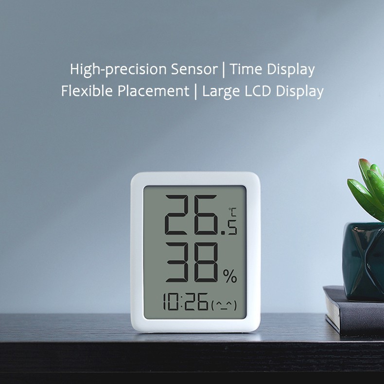 ℗﹉From Xiaomi Youpin Miaomiaoce Nhiệt kế cảm biến độ ẩm và E-ink tích hợp màn hình LCD kỹ thuật số tiện dụng